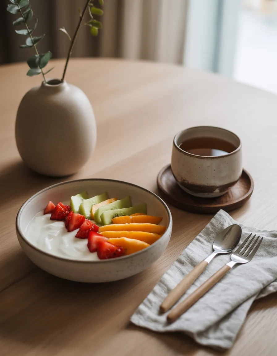 Freepik serene retreat breakfast table ceramic bowl with f